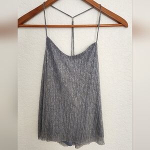 Express Silver Camisole Top